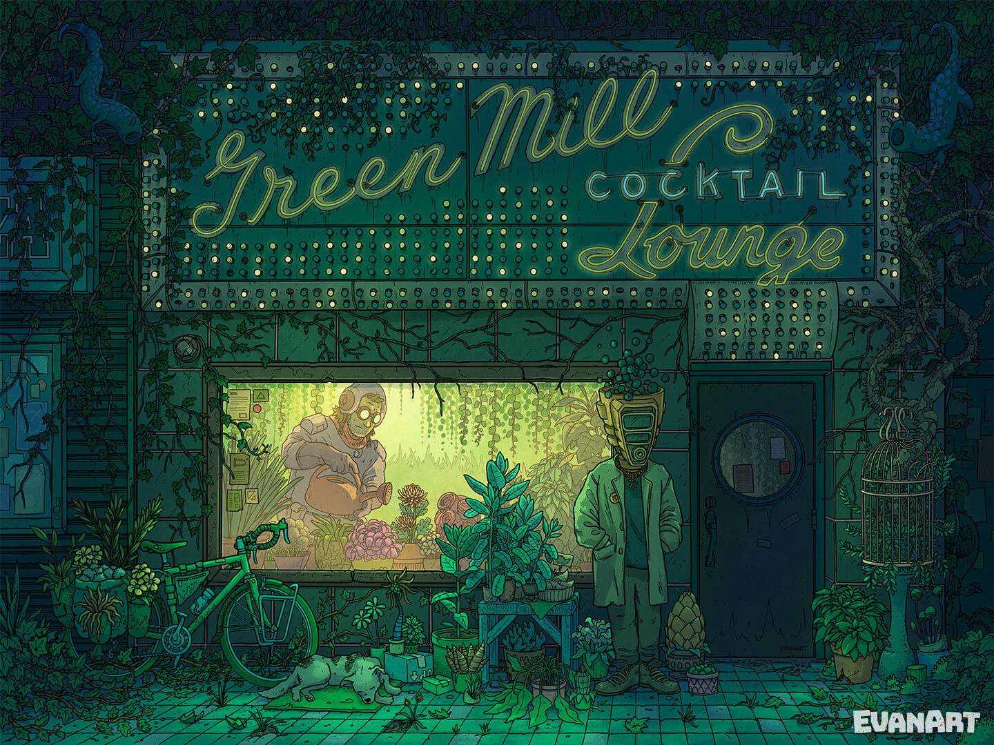 The Green Mill Cocktail Lounge by EvanArt